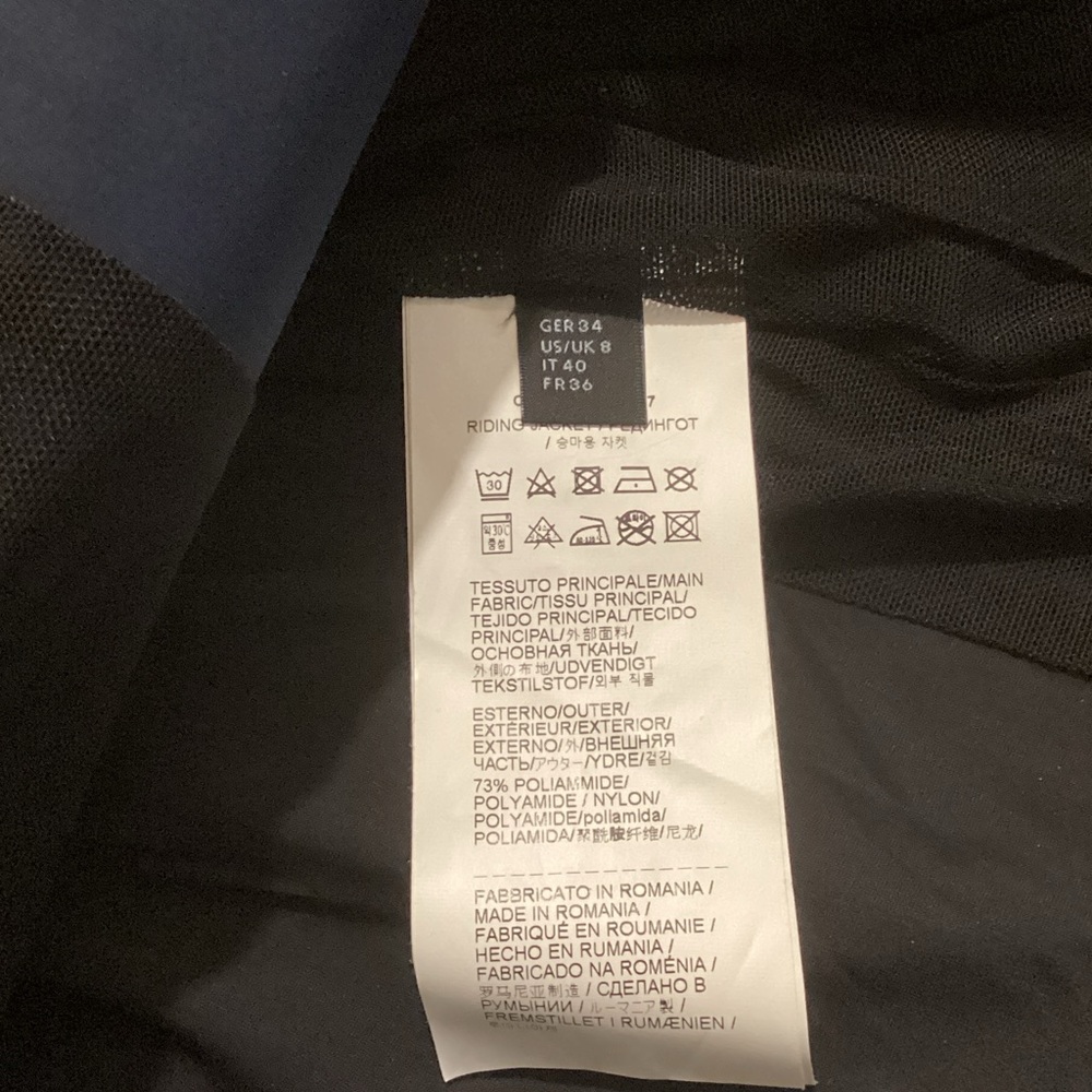 Cavalleria Toscana Navy Competition Jacket - Picture 8 of 8